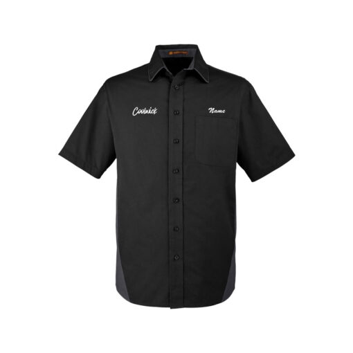 Coolwick Men's Vintage Button Up Pocket Polo - Image 5
