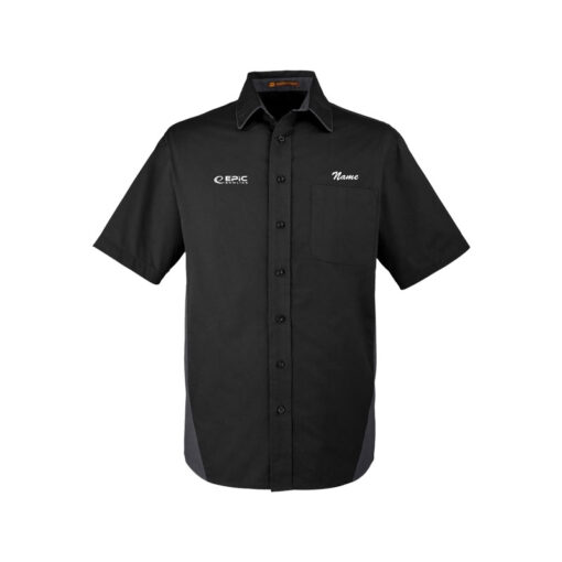 Epic Men's Vintage Button Up Pocket Polo - Image 5