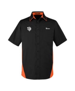 12Bagger Men's Vintage Button Up Pocket Polo