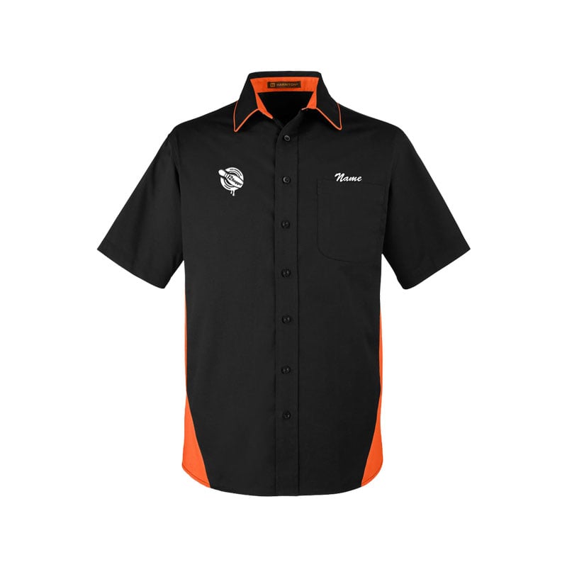 12Bagger Men's Vintage Button Up Pocket Polo