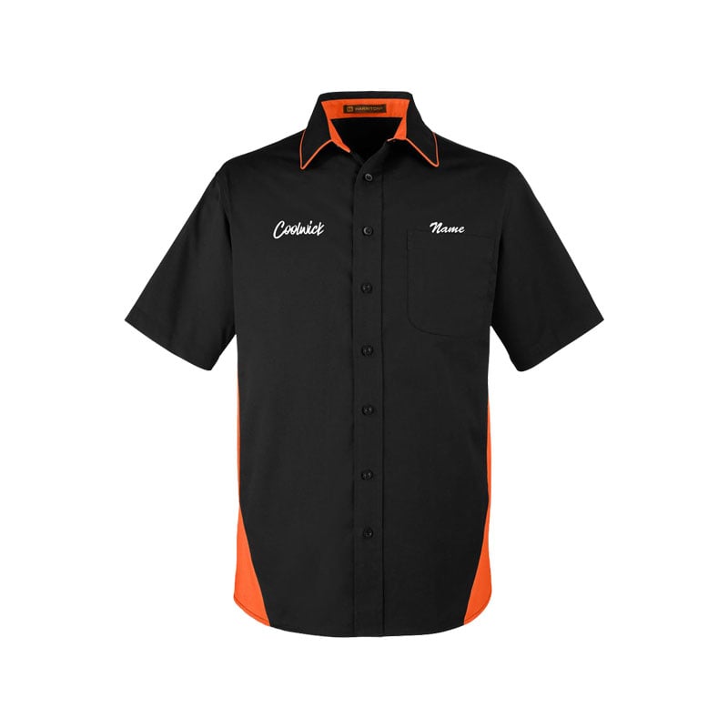 Coolwick Men's Vintage Button Up Pocket Polo
