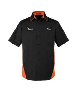 Track Men's Vintage Button Up Pocket Polo