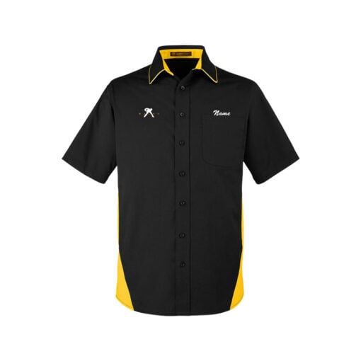 Belmo Men's Vintage Button Up Pocket Polo - Image 4