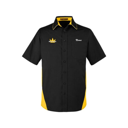 Brunswick Men's Vintage Button Up Pocket Polo - Image 3