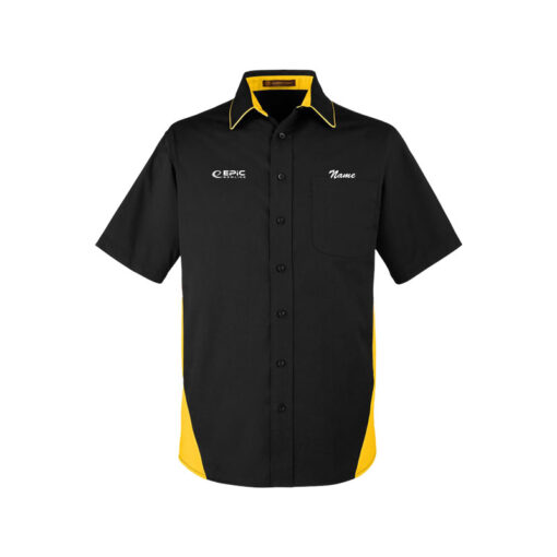 Epic Men's Vintage Button Up Pocket Polo - Image 3
