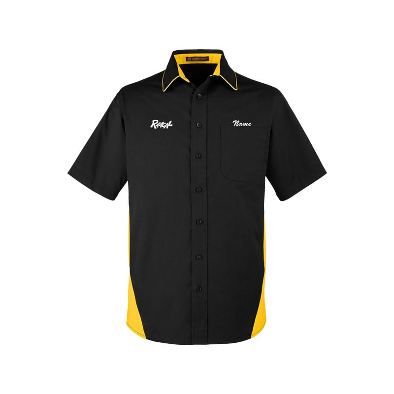 Radical Men's Vintage Button Up Pocket Polo