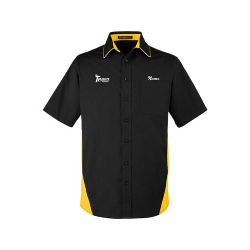 Track Men's Vintage Button Up Pocket Polo - Image 4