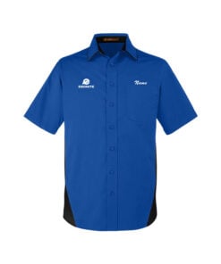 Ebonite Men's Vintage Button Up Pocket Polo