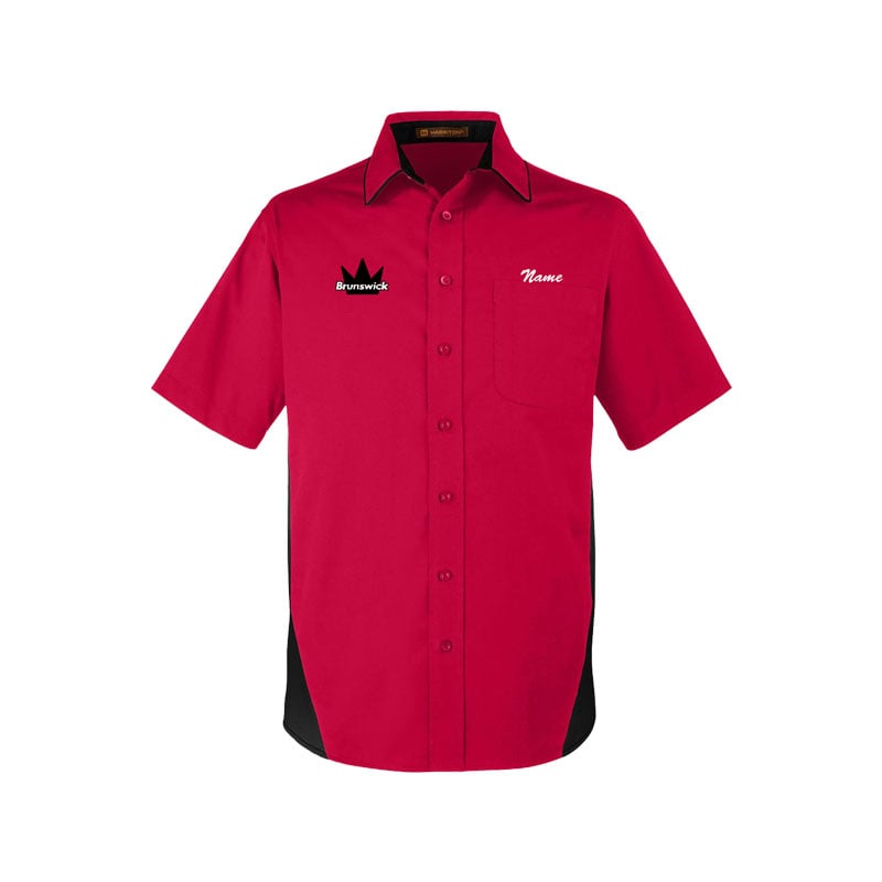 Brunswick Men's Vintage Button Up Pocket Polo