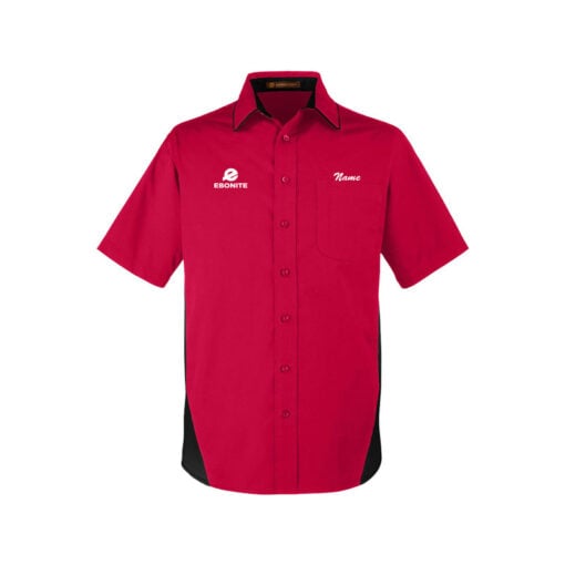 Ebonite Men's Vintage Button Up Pocket Polo - Image 2