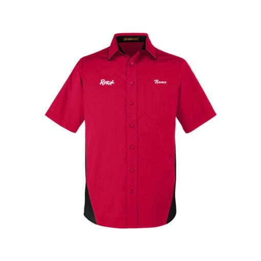 Radical Men's Vintage Button Up Pocket Polo - Image 2