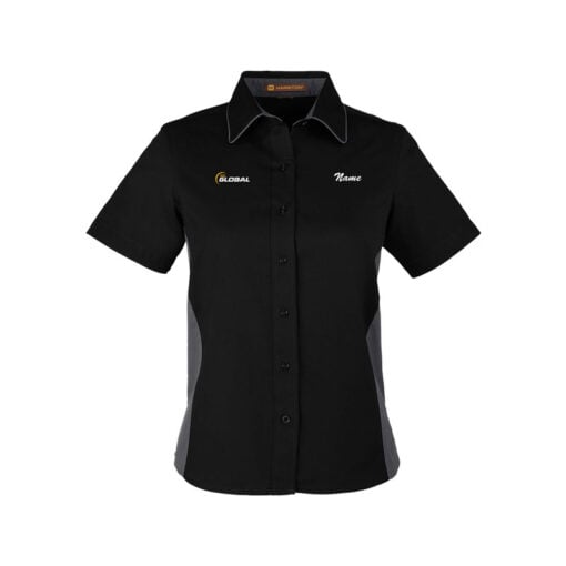 900 Global Women's Vintage Button Up Polo - Image 5