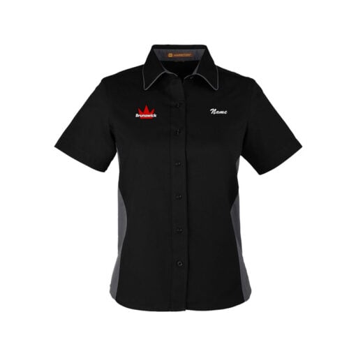 Brunswick Women's Vintage Button Up Polo - Image 5