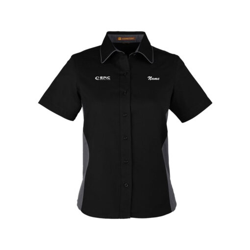 Epic Women's Vintage Button Up Polo - Image 5