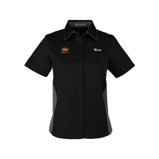 Motiv Women's Vintage Button Up Polo - Image 5