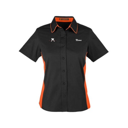 Belmo Women's Vintage Button Up Polo - Image 5