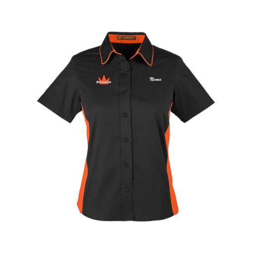 Brunswick Women's Vintage Button Up Polo - Image 4
