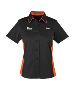 Track Women's Vintage Button Up Polo