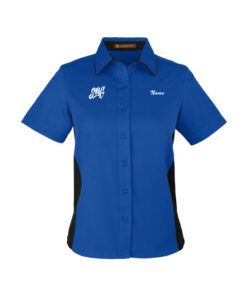 Swag Women's Vintage Button Up CoolWick Bowling Polo