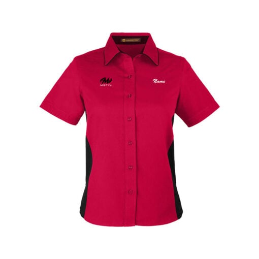 Motiv Women's Vintage Button Up Polo - Image 2