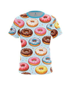 Blue Doughnut CoolWick Bowling Jersey
