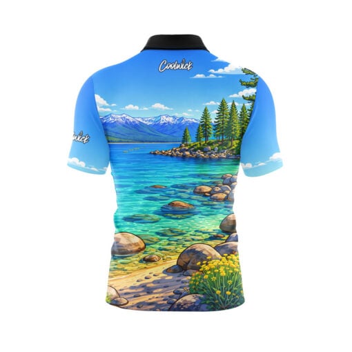 Lake Tahoe Fast Track CoolWick Bowling Jersey - Image 2