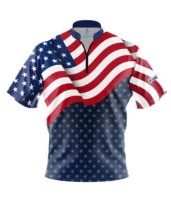 USA Freedom Fast Track CoolWick Bowling Jersey