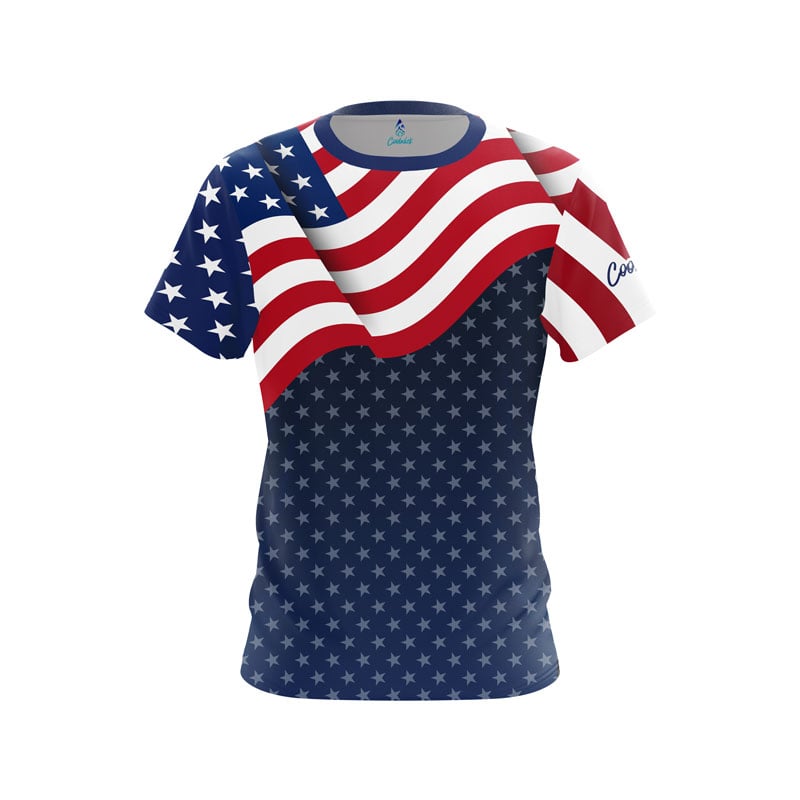 USA Freedom CoolWick Bowling Jersey