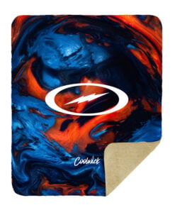 Alternative view of Storm Equinox Hybrid Sherpa Lined Throw Blanket