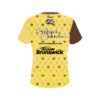 Stefanie Johnson Brunswick Yellow Brown Crowns CoolWick Bowling Jersey - Image 2