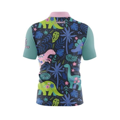 Dinosaurs Fast Track CoolWick Bowling Jersey - Image 2