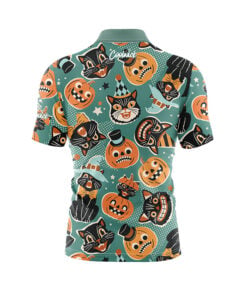 Alternative view of Meow-loween Party Fast Track CoolWick Bowling Jersey
