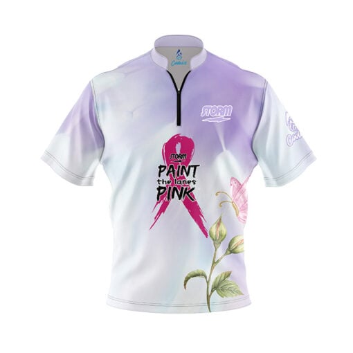 Storm Paint the Lanes Pink Petals and Pins Fast Track CoolWick Bowling Jersey