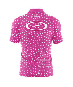 Alternative view of Storm Paint the Lanes Pink Confetti Fast Track CoolWick Bowling Jersey