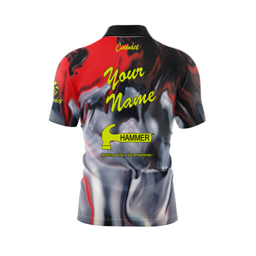 Hammer Zero Mercy Hybrid Fast Track CoolWick Bowling Jersey - Image 3