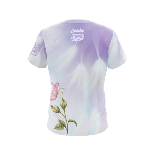 Storm Paint the Lanes Pink Petals and Pins CoolWick Bowling Jersey - Image 2