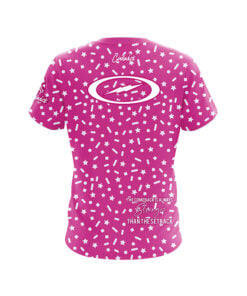 Alternative view of Storm Paint the Lanes Pink Confetti CoolWick Bowling Jersey