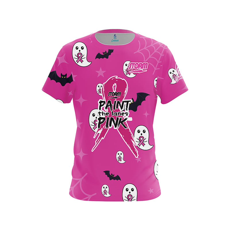 Storm Paint the Lanes Pink The Pink Comeback CoolWick Bowling Jersey