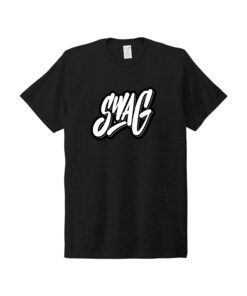 Swag CoolWick Men's Tri-Blend Bowling T-Shirt - Black