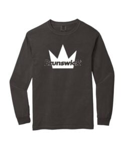 Brunswick CoolWick Men's Comfort Colors Long Sleeve Tee - Pepper