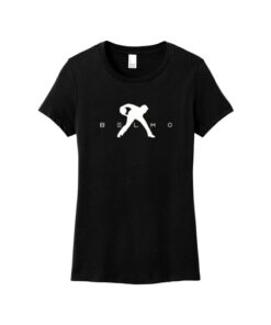 Belmo CoolWick Women's Perfect Weight Bowling T-Shirt - Jet Black