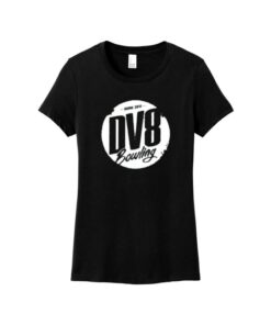 DV8 CoolWick Women's Perfect Weight Bowling T-Shirt - Jet Black