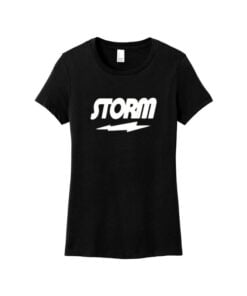 Storm CoolWick Women's Perfect Weight Bowling T-Shirt - Jet Black