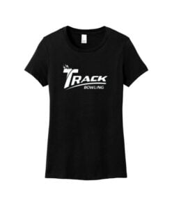 Track CoolWick Women's Perfect Weight Bowling T-Shirt - Jet Black
