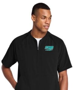 Storm CoolWick Short Sleeve 1/2-Zip Bowling Jacket - Black