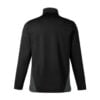 CoolWick Colorblock Quarter-Zip Bowling Pullover back - Black/Dark Charcoal