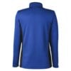 CoolWick Women's Colorblock Quarter-Zip Bowling Pullover back - True Royal/Black