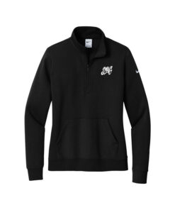 Swag Nike Ladies Club Fleece Sleeve Swoosh 1/2-Zip Pullover