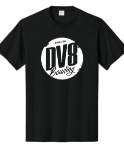 DV8 CoolWick Men's Tall Bowling T-Shirt - Jet Black