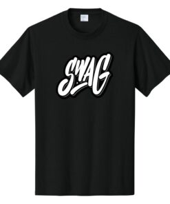Swag CoolWick Men's Tall Bowling T-Shirt - Jet Black